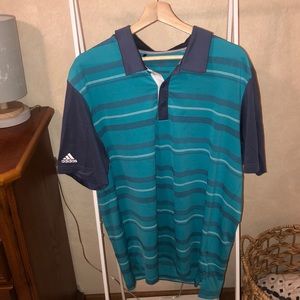 Adidas Golf Polo Men’s Large Turquise
